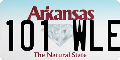 AR license plate 101WLE