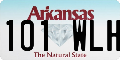 AR license plate 101WLH