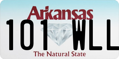 AR license plate 101WLL