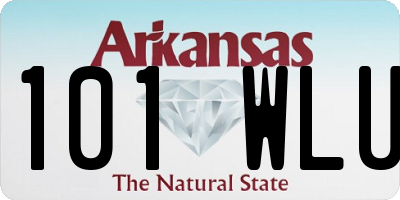 AR license plate 101WLU