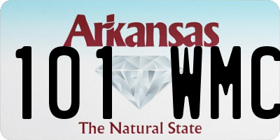 AR license plate 101WMC