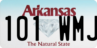 AR license plate 101WMJ