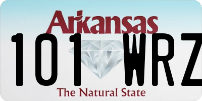 AR license plate 101WRZ
