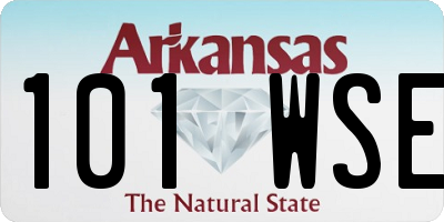 AR license plate 101WSE