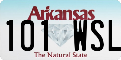 AR license plate 101WSL