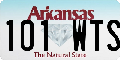 AR license plate 101WTS