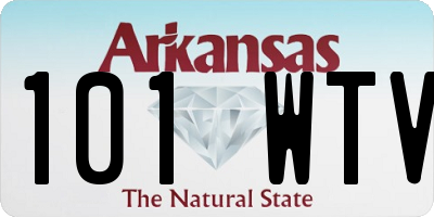 AR license plate 101WTV