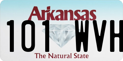 AR license plate 101WVH