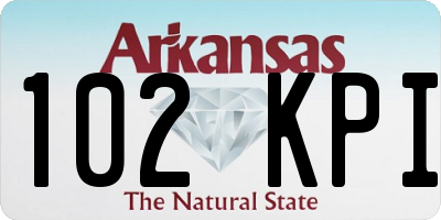 AR license plate 102KPI