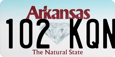 AR license plate 102KQN