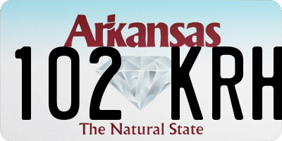 AR license plate 102KRH