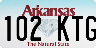 AR license plate 102KTG
