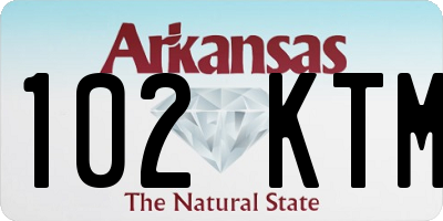 AR license plate 102KTM