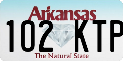 AR license plate 102KTP