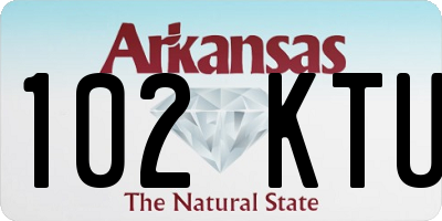 AR license plate 102KTU