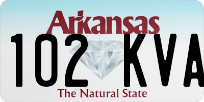 AR license plate 102KVA