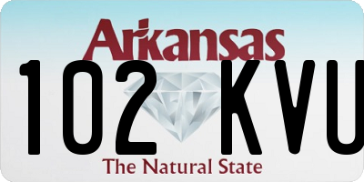 AR license plate 102KVU