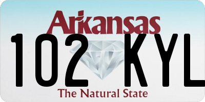 AR license plate 102KYL