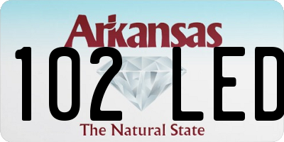 AR license plate 102LED