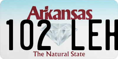 AR license plate 102LEH