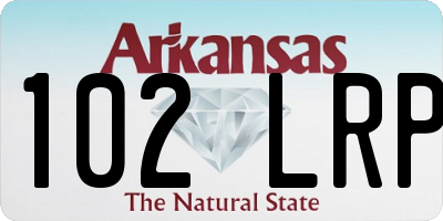 AR license plate 102LRP