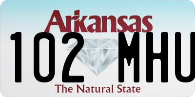 AR license plate 102MHU
