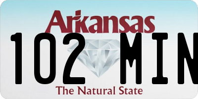 AR license plate 102MIN