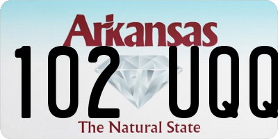 AR license plate 102UQQ