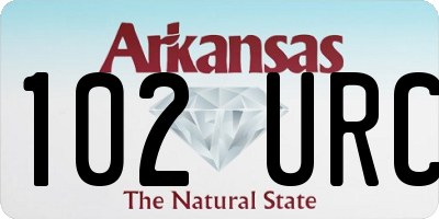 AR license plate 102URC