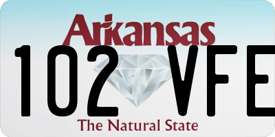 AR license plate 102VFE