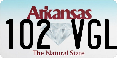 AR license plate 102VGL