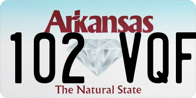 AR license plate 102VQF