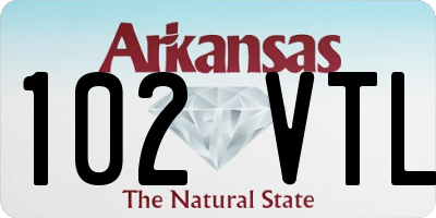 AR license plate 102VTL