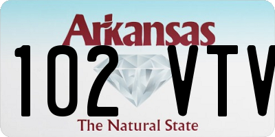 AR license plate 102VTV
