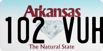AR license plate 102VUH