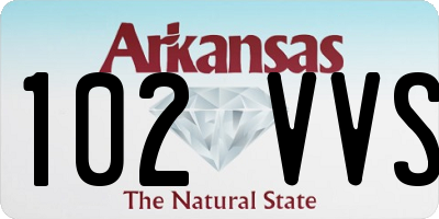 AR license plate 102VVS