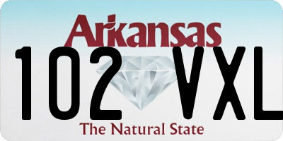 AR license plate 102VXL