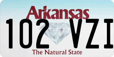 AR license plate 102VZI