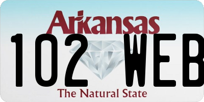 AR license plate 102WEB