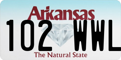 AR license plate 102WWL