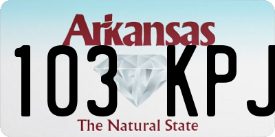 AR license plate 103KPJ