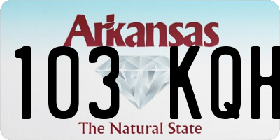 AR license plate 103KQH