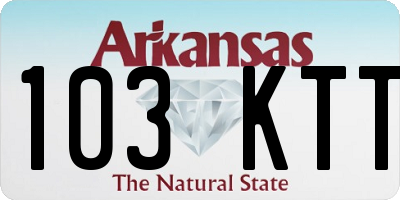 AR license plate 103KTT