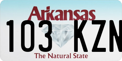 AR license plate 103KZN