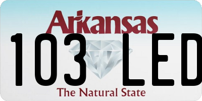 AR license plate 103LED