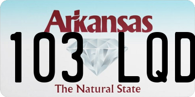 AR license plate 103LQD