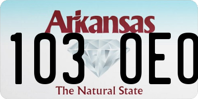 AR license plate 103OEO