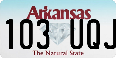 AR license plate 103UQJ
