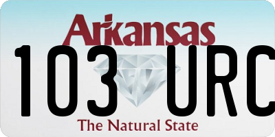 AR license plate 103URC