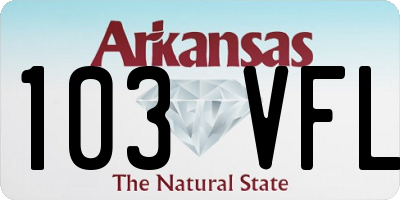 AR license plate 103VFL